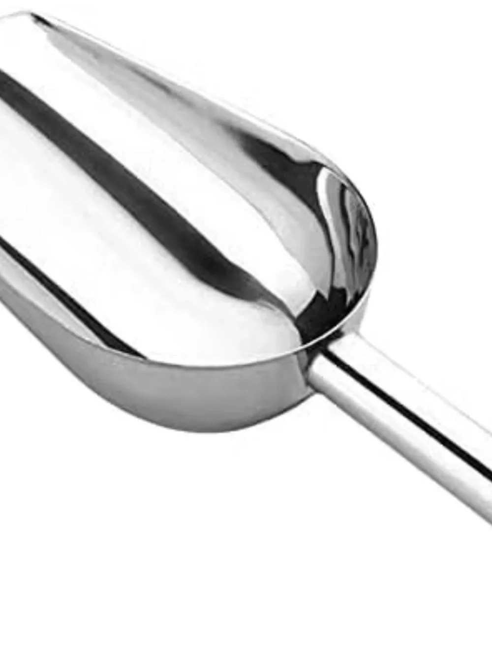 Ice Scoop for Freezer, Silver Stainless Multipurpose Metal for Ice Machine
